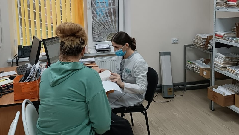 Врачи Шпаковской больницы осмотрели около 100 жителей села на Ставрополье