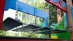 Новую детскую площадку возвели в селе на Ставрополье