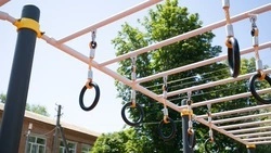 Спортплощадку обновили в ставропольском селе по губернаторской программе