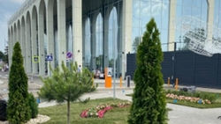 Сквер благоустроили возле аэропорта Ставрополя