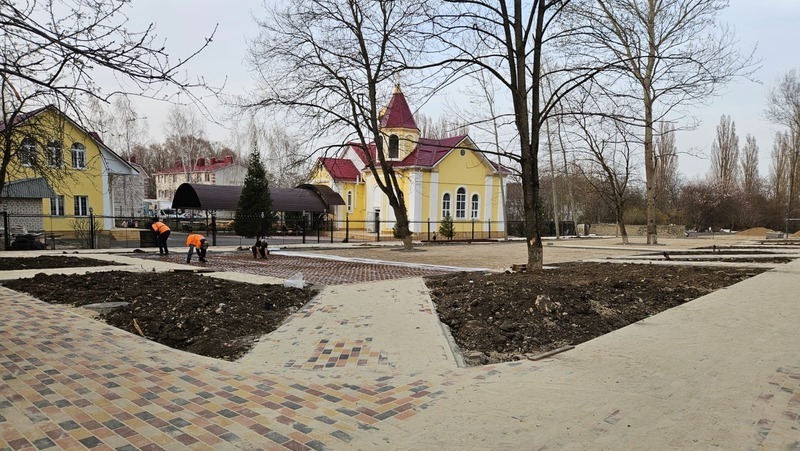 Детскую и спортивную площадки возведут в новом сквере в Михайловске 