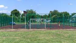 Спортплощадку построили в посёлке Новый Бешпагир