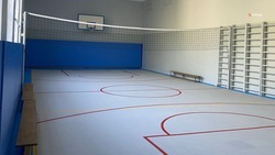 В станичной школе на Ставрополье обновили спортзал