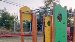 В ставропольском селе построили детскую площадку