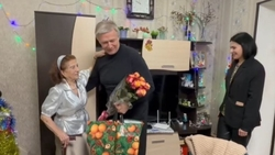 Блокадницу Ленинграда из Шпаковского округа поздравили с наступающим Новым годом