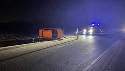 Опрокидывание автомобиля привело к гибели водителя в Шпаковском округе