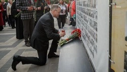 Губернатор Владимиров принял участие в открытии Стены Памяти в Ставрополе